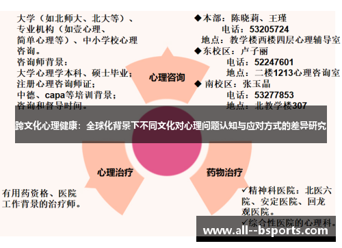 跨文化心理健康:全球化背景下不同文化对心理问题认知与应对方式的差异研究 跨文化心理健康:全球化背景下不同文化对心理问题认知与应对方式的差异研究