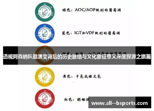 透视阿森纳队徽演变背后的历史脉络与文化象征意义深度探源之旅篇